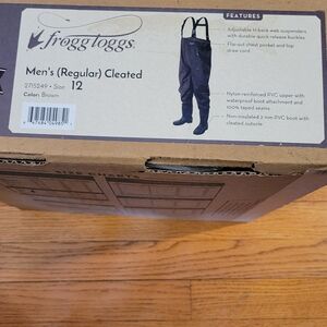 Frogg Toggs Men's Brown Cleated Waders - New With Tags - New In Box